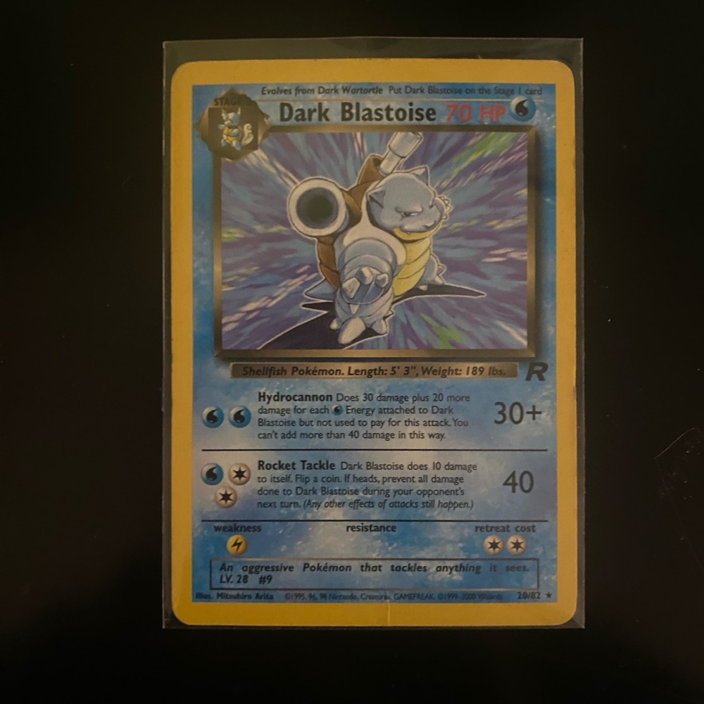 Pokemon Dark Blastoise